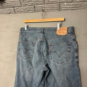Levis 559 Relaxed Straight Jeans Mens 36x30 Medium‎ Wash Blue Denim 559-0211